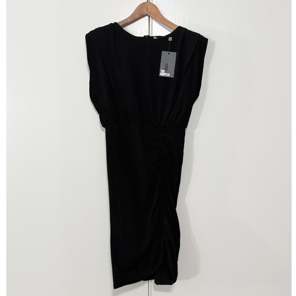 NWT The Kooples Sz 1, US2, XS Muscle Ruched Mini Dress $395